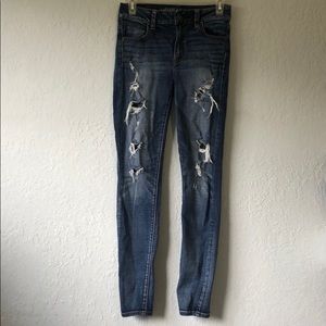 American Eagle HiRise Jeggings Super Stretch Size2